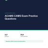 Cover of the ACAMS CAMS Exam Practice Questions pack