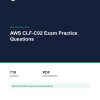 Cover of the AWS CLF-C02 Exam Practice Questions pack