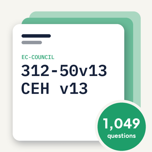 EC-Council 312-50v13 CEH v13 Exam Practice Questions, practice question pack