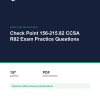 Cover of the Check Point 156-215.82 CCSA R82 Exam Practice Questions pack