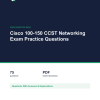 Cover of the Cisco 100-150 CCST Networking Exam Practice Questions pack