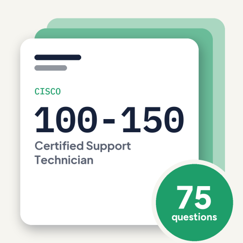 Cisco 100-150 CCST Networking Exam Practice Questions, practice question pack