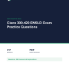Cisco 300-420 ENSLD Exam Practice Questions Cover of the Cisco 300-420 ENSLD Exam Practice Questions pack