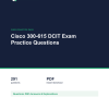 Cover of the Cisco 300-615 DCIT Exam Practice Questions pack