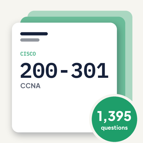 Cisco 200-301 CCNA Exam Practice Questions, practice question pack