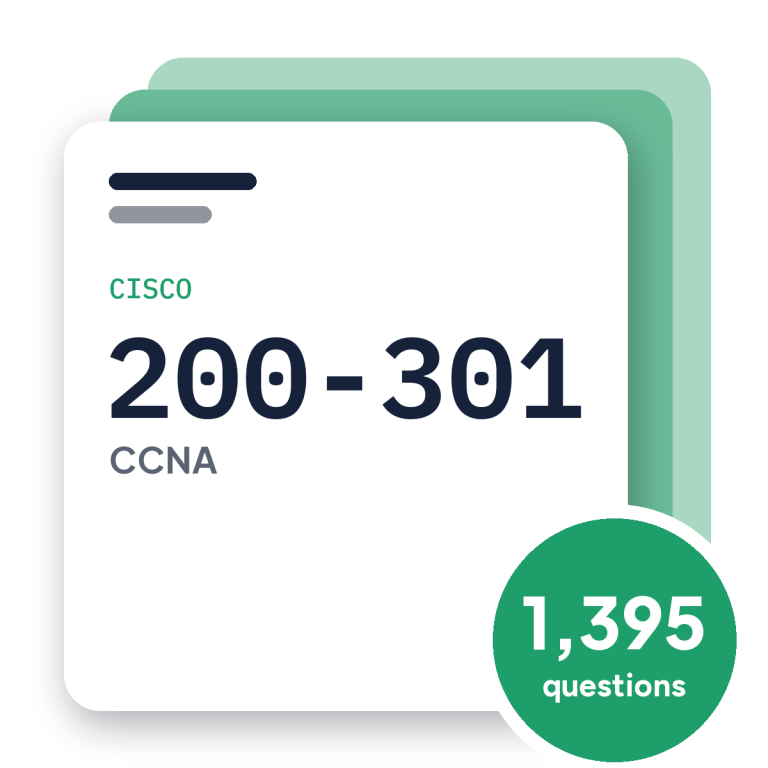 Cisco 200-301 CCNA Exam Practice Questions, practice question pack