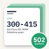 Cisco 300-415 ENSDWI Exam Practice Questions, practice question pack