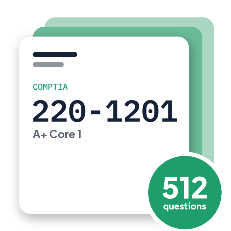 CompTIA A+ 220-1201 Exam Practice Questions, practice question pack