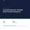 Cover of the CompTIA Network+ N10-009 Exam Practice Questions pack