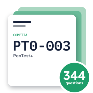 CompTIA PenTest+ PT0-003 Exam Practice Questions, practice question pack