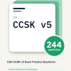 Cover of the CSA CCSK v5 Exam Practice Questions pack