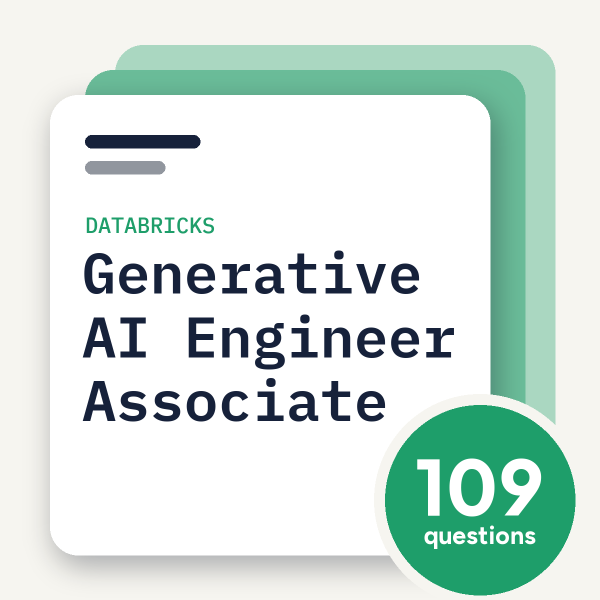 Databricks Generative AI Engineer Associate Exam Practice Questions, practice question pack