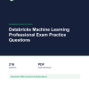 Cover of the Databricks Machine Learning Professional Exam Practice Questions pack