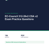 Cover of the EC-Council 312-39v2 CSA v2 Exam Practice Questions pack