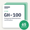 GitHub GH-100 Administration Exam Practice Questions, practice question pack
