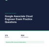 Cover of the Google Associate Cloud Engineer Exam Practice Questions pack