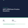 Cover of the IAPP CIPM Exam Practice Questions pack