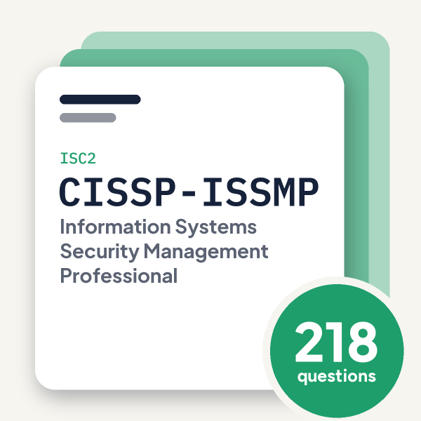 ISC2 CISSP-ISSMP Exam Practice Questions, practice question pack