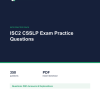 Cover of the ISC2 CSSLP Exam Practice Questions pack