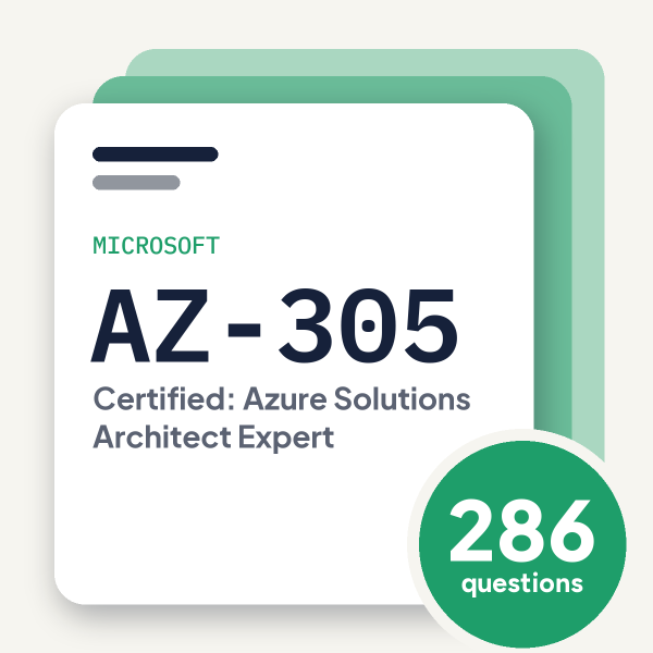 Microsoft AZ-305 Exam Practice Questions, practice question pack
