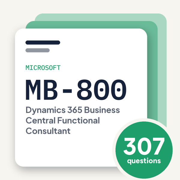 Microsoft MB-800 Exam Practice Questions Microsoft MB-800 Exam Practice Questions, practice question pack