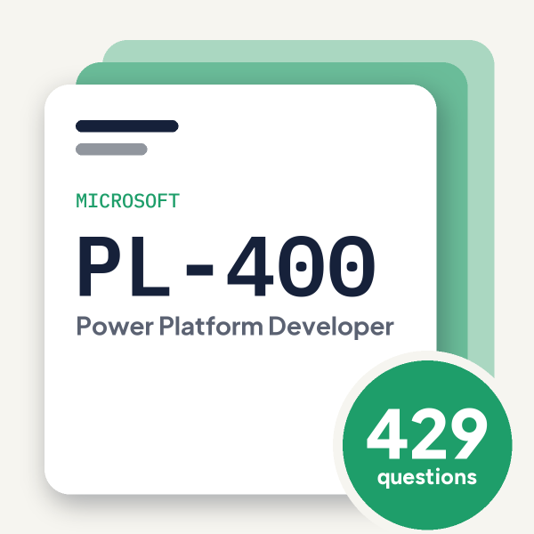 Microsoft PL-400 Exam Practice Questions, practice question pack