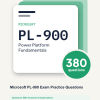 Cover of the Microsoft PL-900 Exam Practice Questions pack