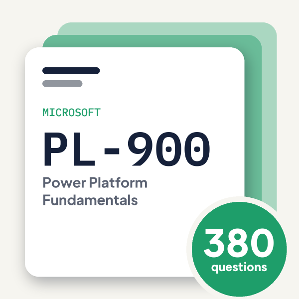 Microsoft PL-900 Exam Practice Questions, practice question pack