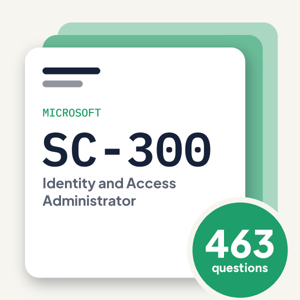 Microsoft SC-300 Exam Practice Questions, practice question pack