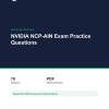Cover of the NVIDIA NCP-AIN Exam Practice Questions pack
