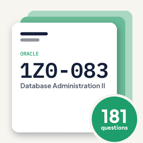 Oracle 1Z0-083 Exam Practice Questions, practice question pack