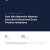 Cover of the Palo Alto Networks Network Security Professional Exam Practice Questions pack