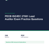 Cover of the PECB ISO/IEC 27001 Lead Auditor Exam Practice Questions pack