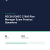 Cover of the PECB ISO/IEC 27005 Risk Manager Exam Practice Questions pack