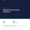 Cover of the PMI ACP Exam Practice Questions pack