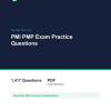 Cover of the PMI PMP Exam Practice Questions pack