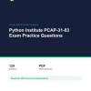 Cover of the Python Institute PCAP-31-03 Exam Practice Questions pack