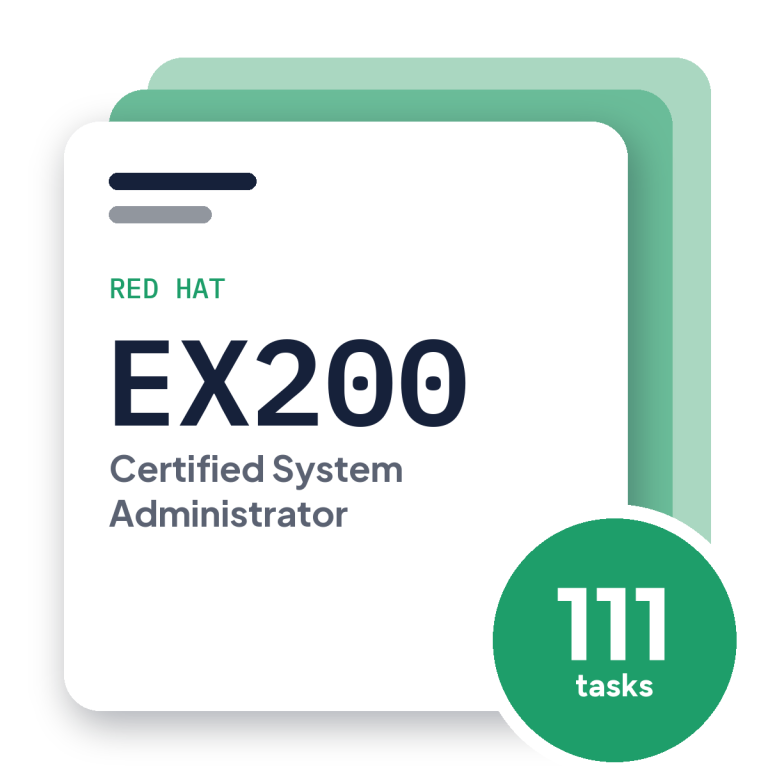 Red Hat EX200 RHCSA Exam Practice Questions, practice question pack
