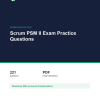 Cover of the Scrum PSM II Exam Practice Questions pack