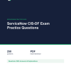 Cover of the ServiceNow CIS-DF Exam Practice Questions pack