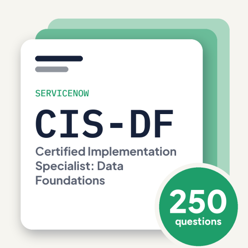 ServiceNow CIS-DF Exam Practice Questions, practice question pack
