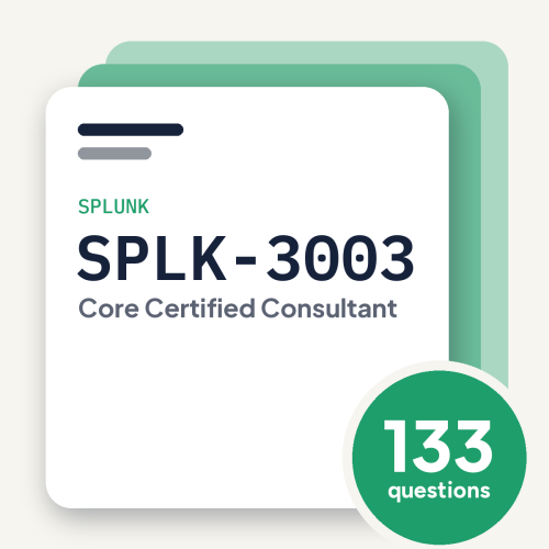 Splunk SPLK-3003 Exam Practice Questions, practice question pack