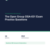 Cover of the The Open Group OGA-031 Exam Practice Questions pack