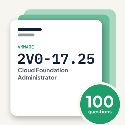 VMware 2V0-17.25 Exam Practice Questions, practice question pack