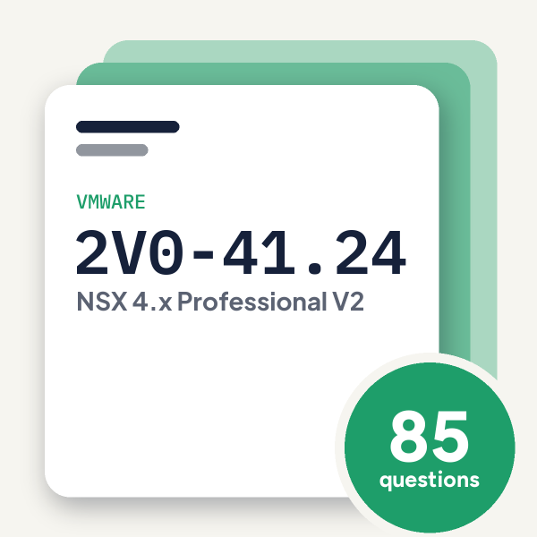 VMware 2V0-41.24 Exam Practice Questions, practice question pack