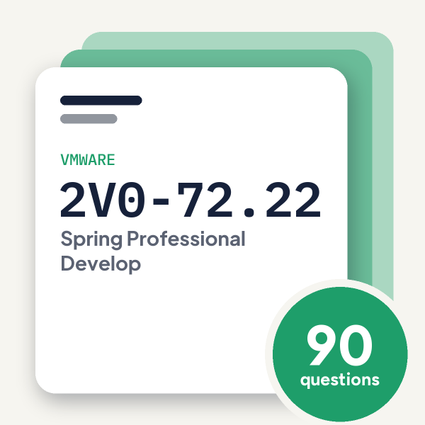 VMware 2V0-72.22 Exam Practice Questions, practice question pack